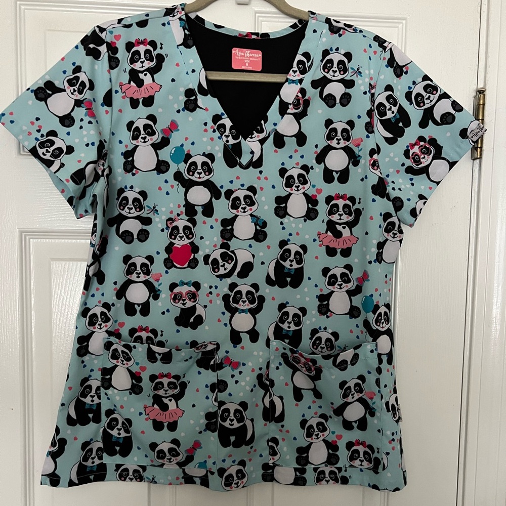 Women’s V Neck Stretch Scrub Top